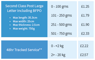 Book Tribe UK Postage Costs